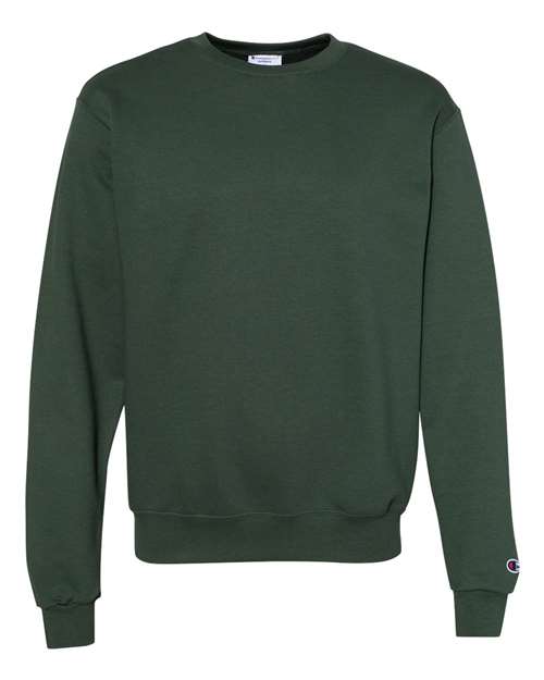 Unisex Powerblend® Crewneck Sweatshirt - Dark Green Front
