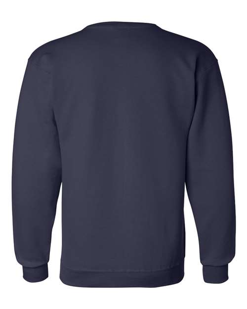 Unisex Powerblend® Crewneck Sweatshirt - Navy Back