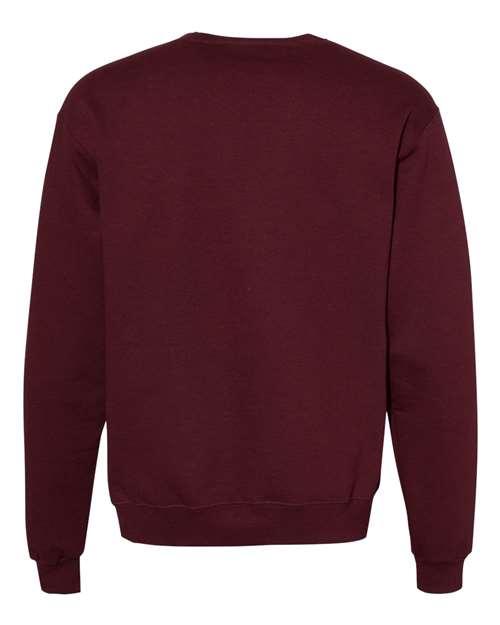 Unisex Powerblend® Crewneck Sweatshirt - Maroon Back
