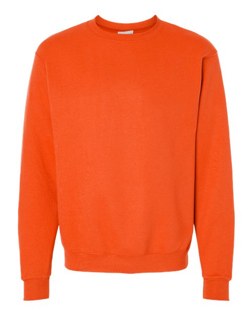 Unisex Powerblend® Crewneck Sweatshirt - Orange Front