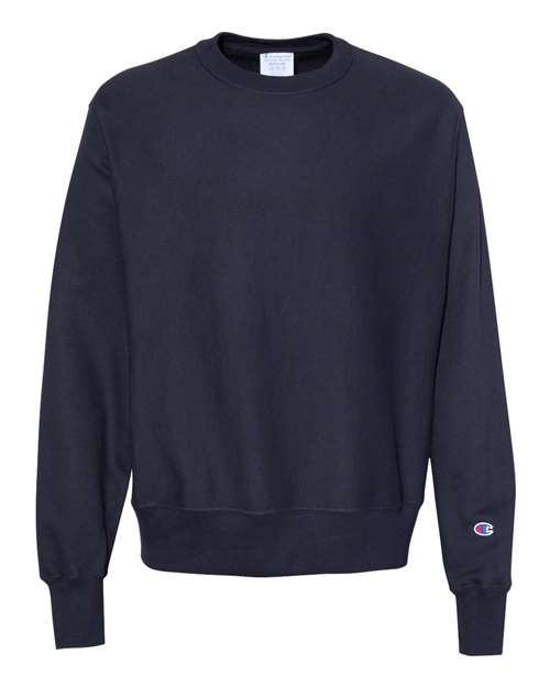 Unisex Reverse Weave® Crewneck Sweatshirt - Navy Front