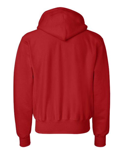 Unisex Reverse Weave® Hooded Sweatshirt - Scarlet Back