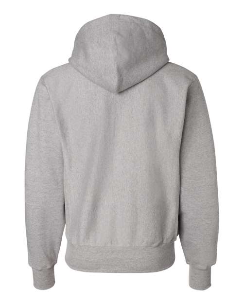 Unisex Reverse Weave® Hooded Sweatshirt - Oxford Grey Back