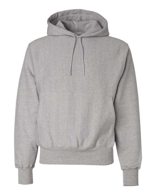 Unisex Reverse Weave® Hooded Sweatshirt - Oxford Grey Front