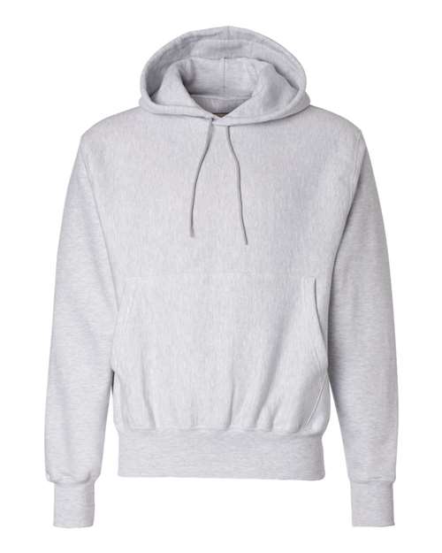 Unisex Reverse Weave® Hooded Sweatshirt - Silver Grey Front