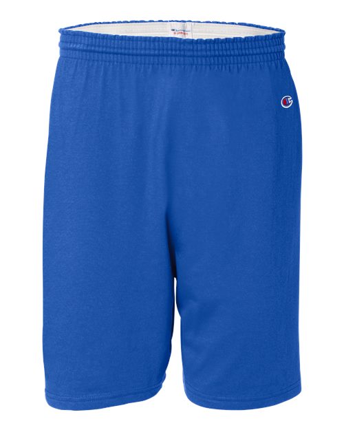 Unisex Cotton Gym Shorts - Royal Blue Front