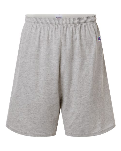 Unisex Cotton Gym Shorts - Oxford Grey Heather Front