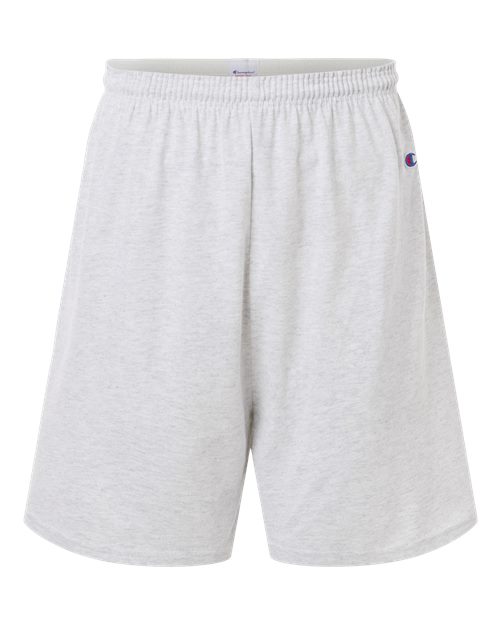 Unisex Cotton Gym Shorts - Silver Grey Front