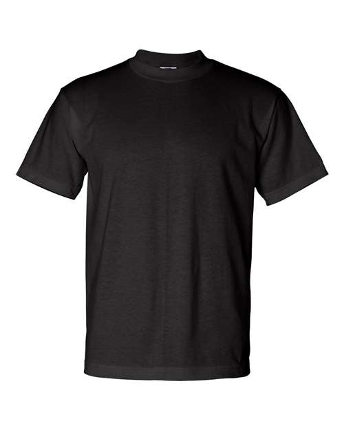 Bayside Unisex USA-Made 50/50 T-Shirt - Black Front