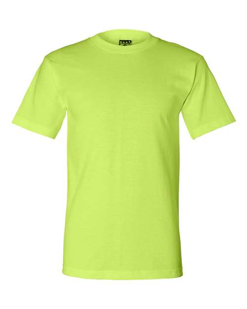 Unisex Union-Made T-Shirt - Lime Green Front