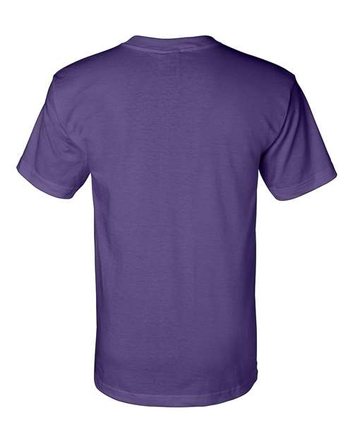 Unisex Union-Made T-Shirt - Purple Back