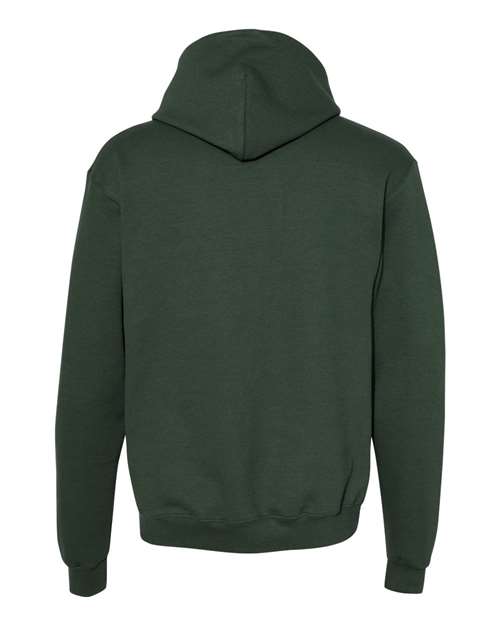 Unisex Powerblend® Hooded Sweatshirt - Dark Green Back