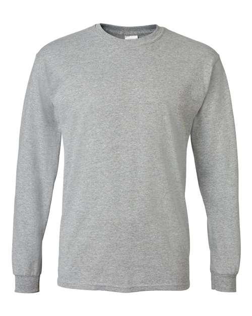 Gildan Unisex DryBlend® 50/50 Long Sleeve T-Shirt - Sport Grey Front