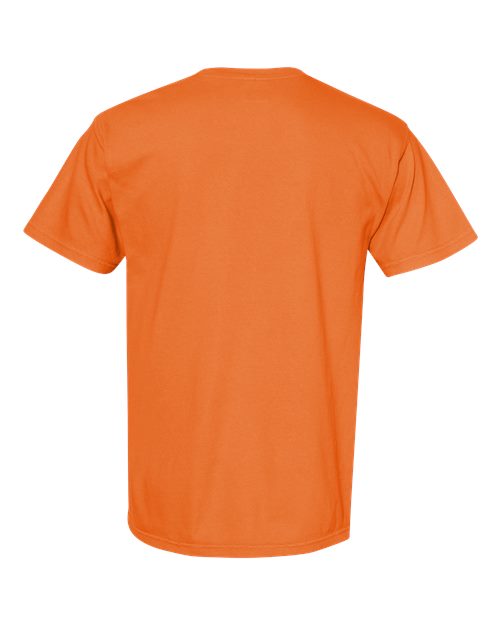 Unisex Garment-Dyed Heavyweight T-Shirt - Burnt Orange Back
