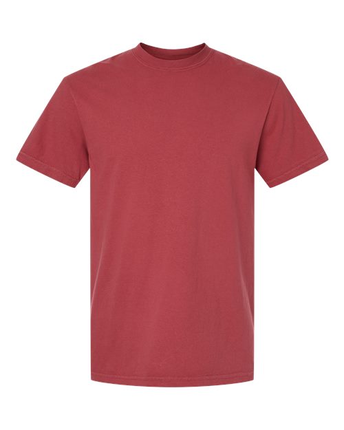 Unisex Garment-Dyed Heavyweight T-Shirt - Chili Front