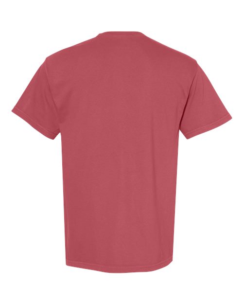 Unisex Garment-Dyed Heavyweight T-Shirt - Crimson Back