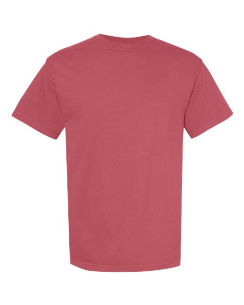 Unisex Garment-Dyed Heavyweight T-Shirt - Crimson Front