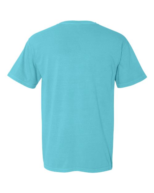 Unisex Garment-Dyed Heavyweight T-Shirt - Lagoon Back