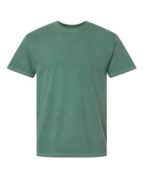 Unisex Garment-Dyed Heavyweight T-Shirt - Light Green Front