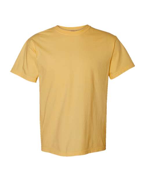 Unisex Garment-Dyed Heavyweight T-Shirt - Mustard Front