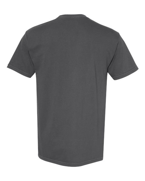 Unisex Garment-Dyed Heavyweight T-Shirt - Pepper Back