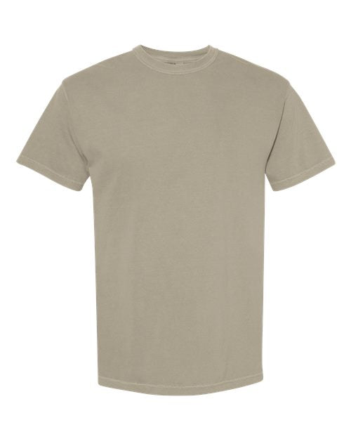 Comfort Colors Unisex Garment-Dyed Heavyweight T-Shirt - Sandstone Front