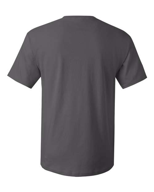Unisex Essential-T T-Shirt - Smoke Grey Back
