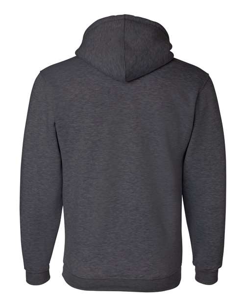 Unisex USA-Made Hooded Sweatshirt - Charcoal Heather Back