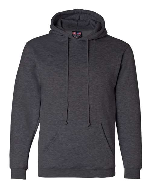Unisex USA-Made Hooded Sweatshirt - Charcoal Heather Front