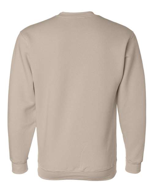 Unisex USA-Made Crewneck Sweatshirt - Sand Back