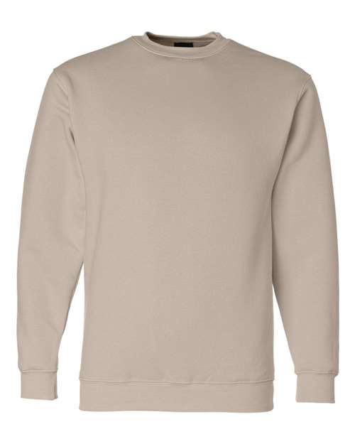 Unisex USA-Made Crewneck Sweatshirt - Sand Front