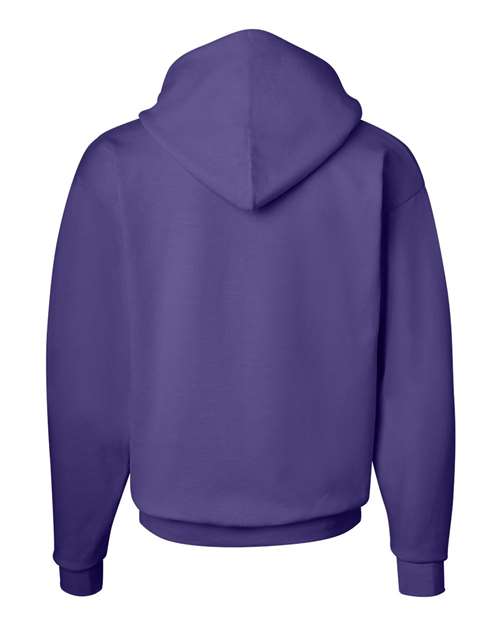 Unisex EcoSmart® Hooded Sweatshirt - Purple Back