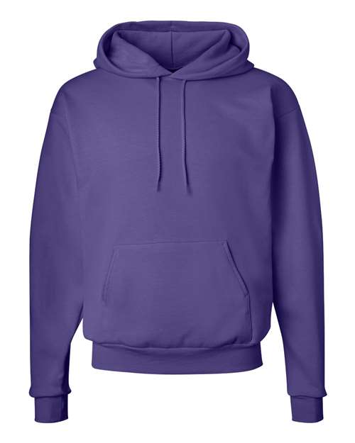 Unisex EcoSmart® Hooded Sweatshirt - Purple Front