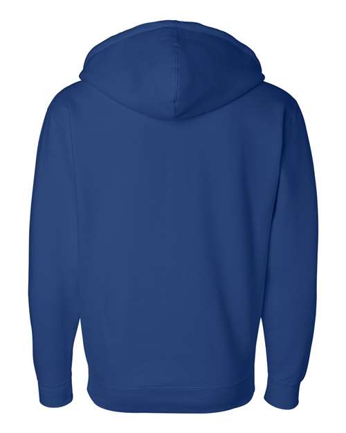 Unisex Heavyweight Full-Zip Hooded Sweatshirt - Royal Back