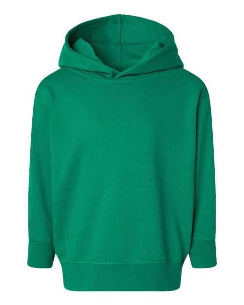 Toddler Pullover Fleece Hoodie - Kelly Front