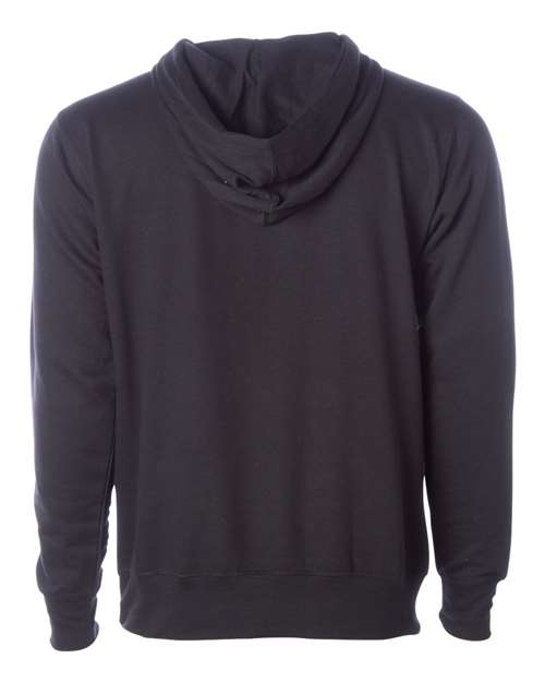 Unisex Midweight Hooded Sweatshirt - Black Back