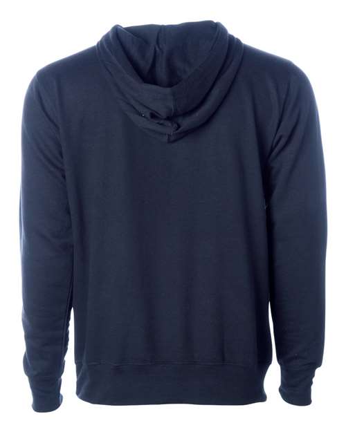 Unisex Midweight Hooded Sweatshirt - Classic Navy Back