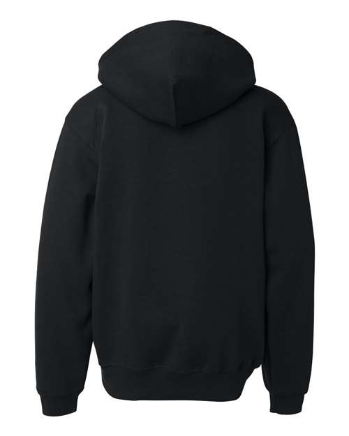 Youth Hooded Sweatshirt - Black Back