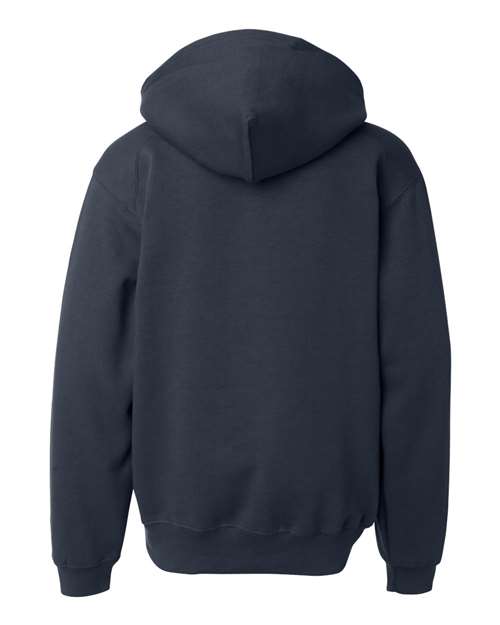 Youth Hooded Sweatshirt - Navy Back
