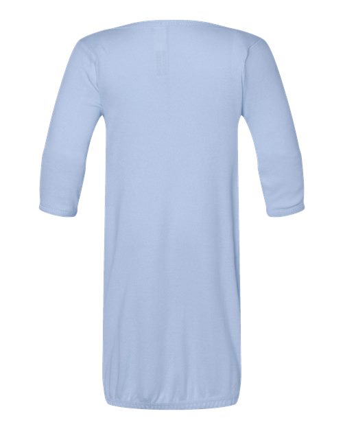 Infant Baby Rib Layette - Light Blue Back
