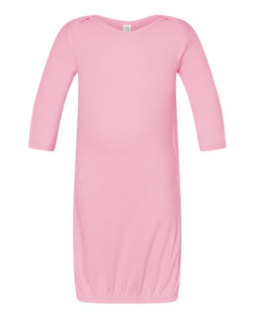 Infant Baby Rib Layette - Pink Front