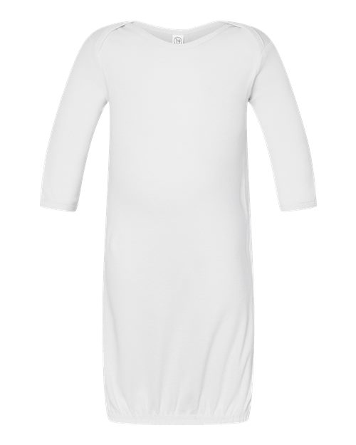 Infant Baby Rib Layette - White Front