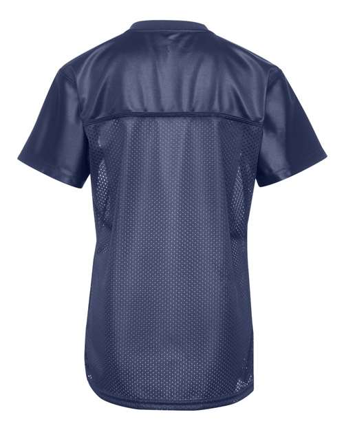 Women's Junior Fit Stadium Replica Football Jersey - Navy Back