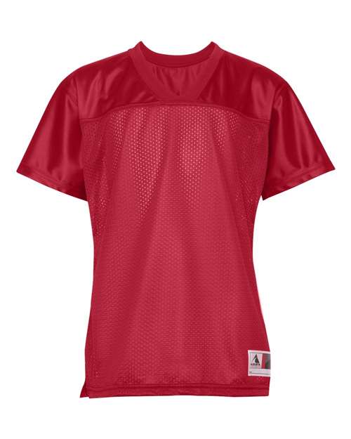 Women's Junior Fit Stadium Replica Football Jersey - Red Front