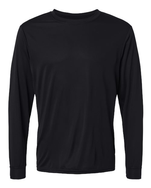 Unisex Nexgen Performance Long Sleeve T-Shirt - Black Front