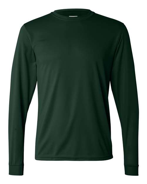 Unisex Nexgen Performance Long Sleeve T-Shirt - Dark Green Front