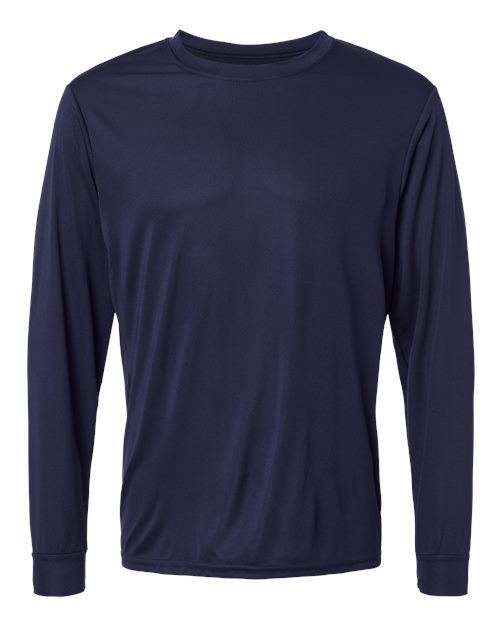 Unisex Nexgen Performance Long Sleeve T-Shirt - Navy Front