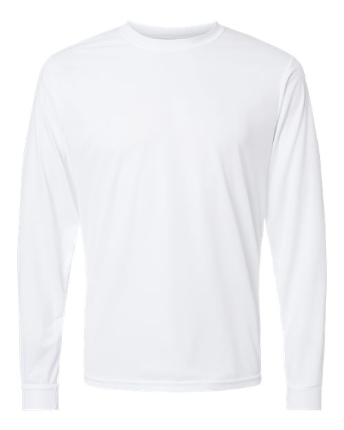 Unisex Nexgen Performance Long Sleeve T-Shirt - White Front