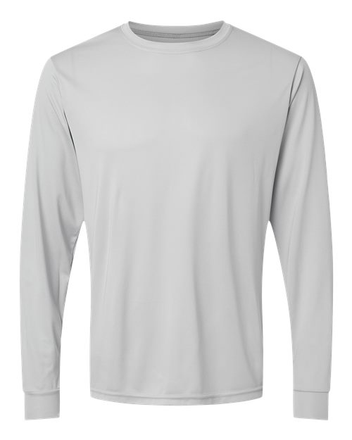 Unisex Nexgen Performance Long Sleeve T-Shirt - Silver Front