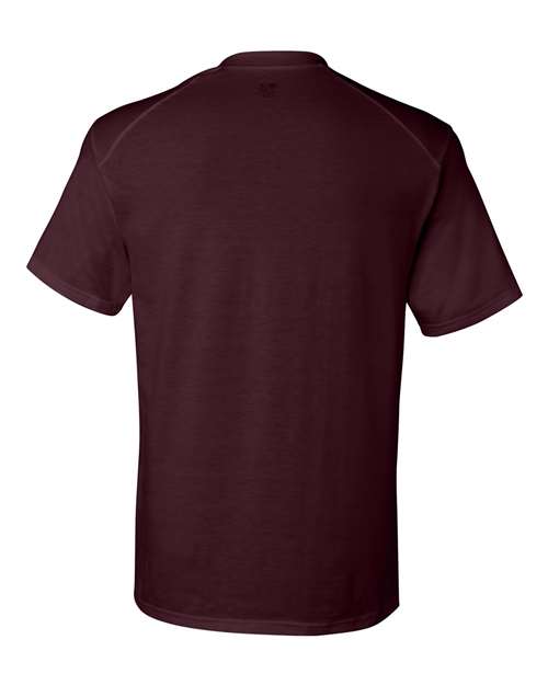 Men's B-Tech Cotton-Feel T-Shirt - Maroon Back
